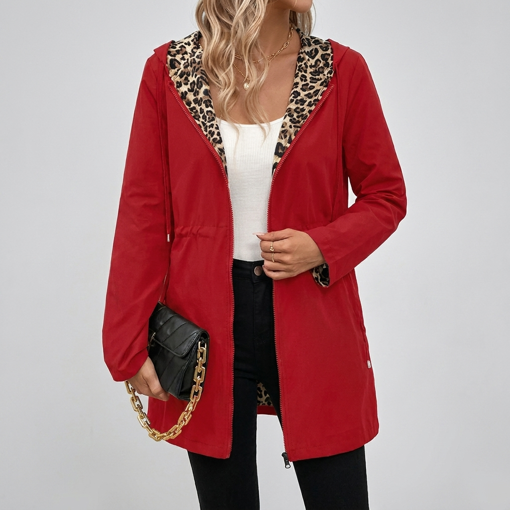 Women’s Reversible Leopard Print Coat