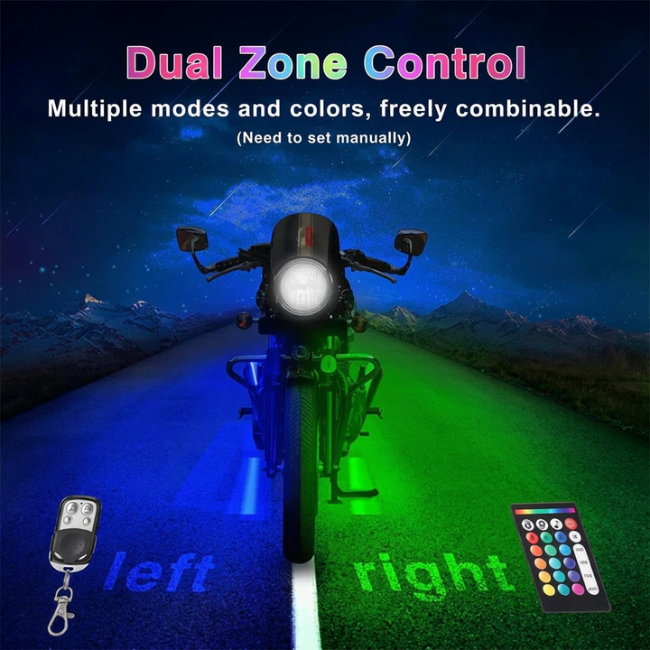 12-Piece LED Lighting System for Motorcycles – Turn & Brake