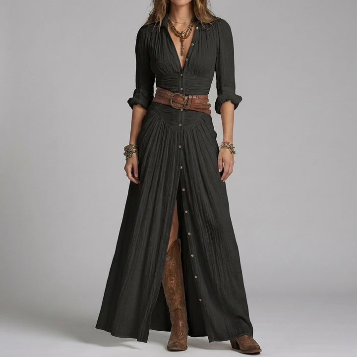 Flowing Grace: Statement Maxi Dress