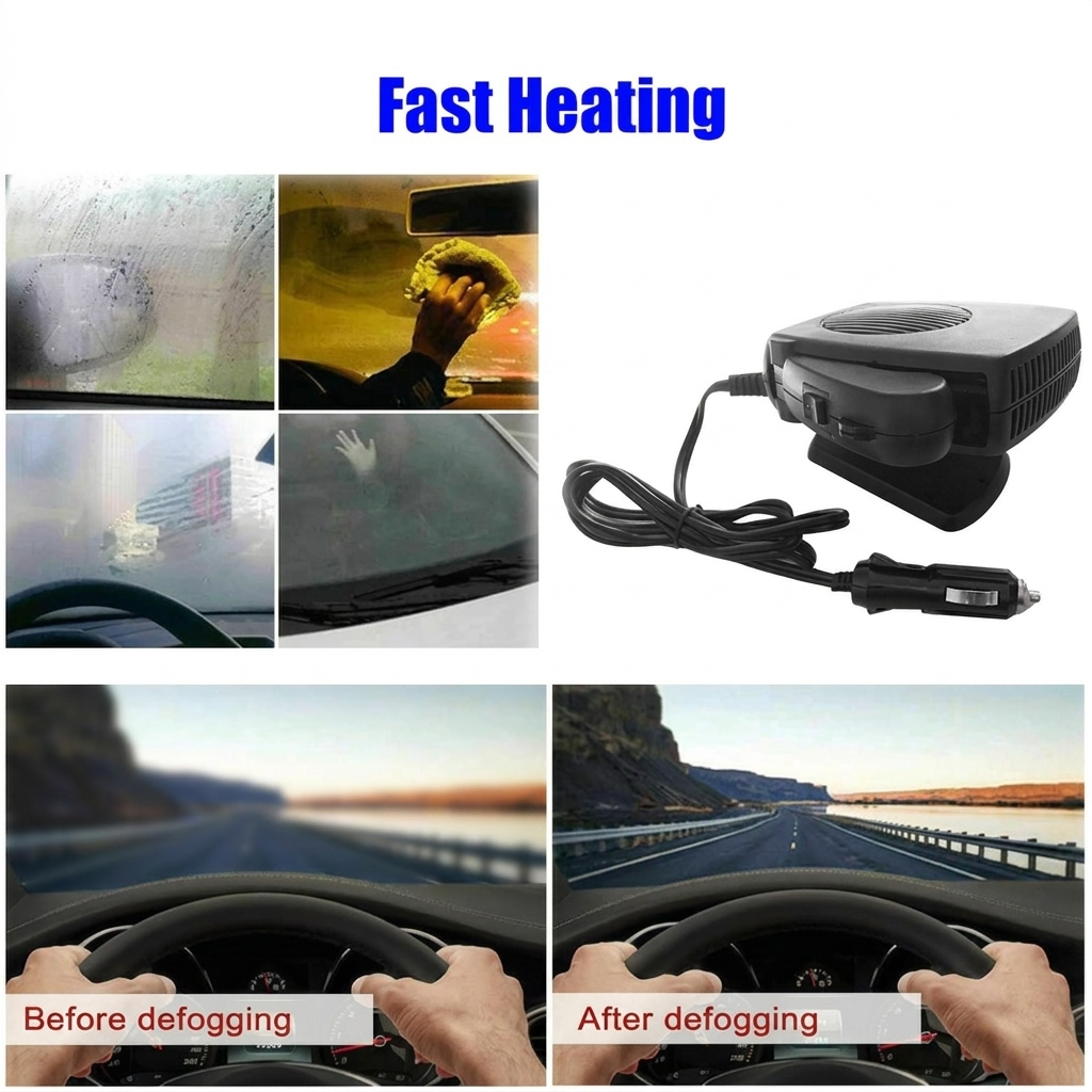 DriveHeat Pro: 150W/300W Fast Auto Heater
