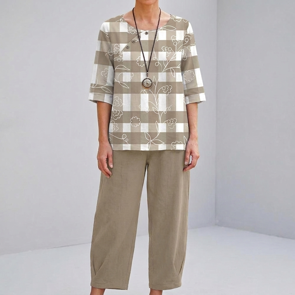 Effortless Elegance: Comfortable Two-Piece Set