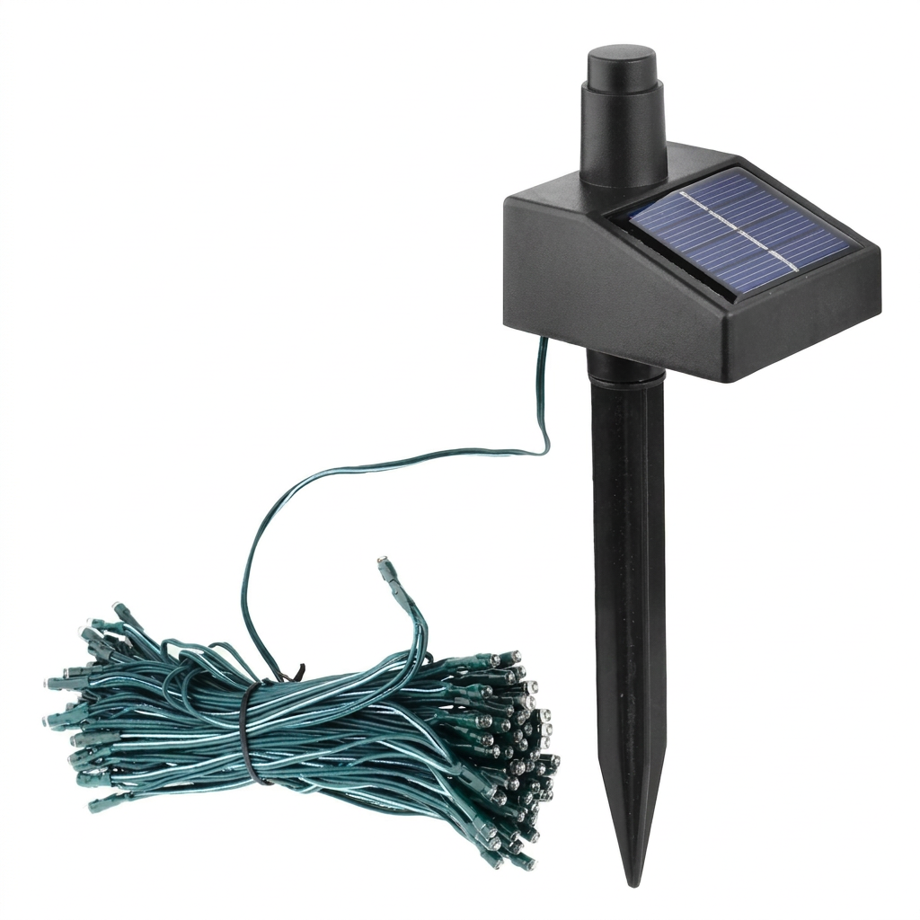 Outdoor 100-LED Solar Fairy Light String – 17 Meters
