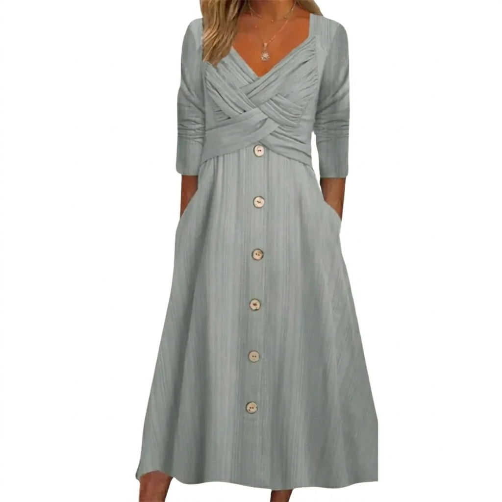 Elegant Flowy Midi Dress