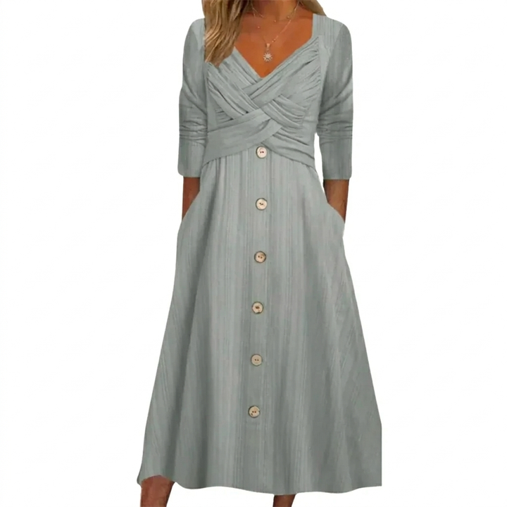 Elegant Flowy Midi Dress