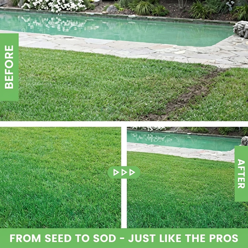 Liquid Lawn Seed Spray
