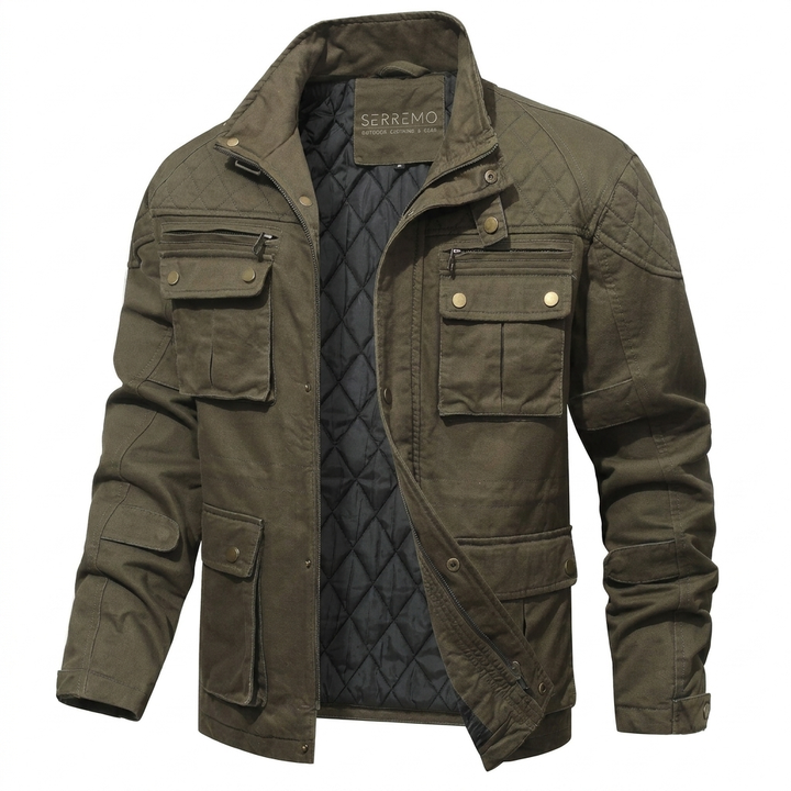 Rugged Quilted Lined Jacket