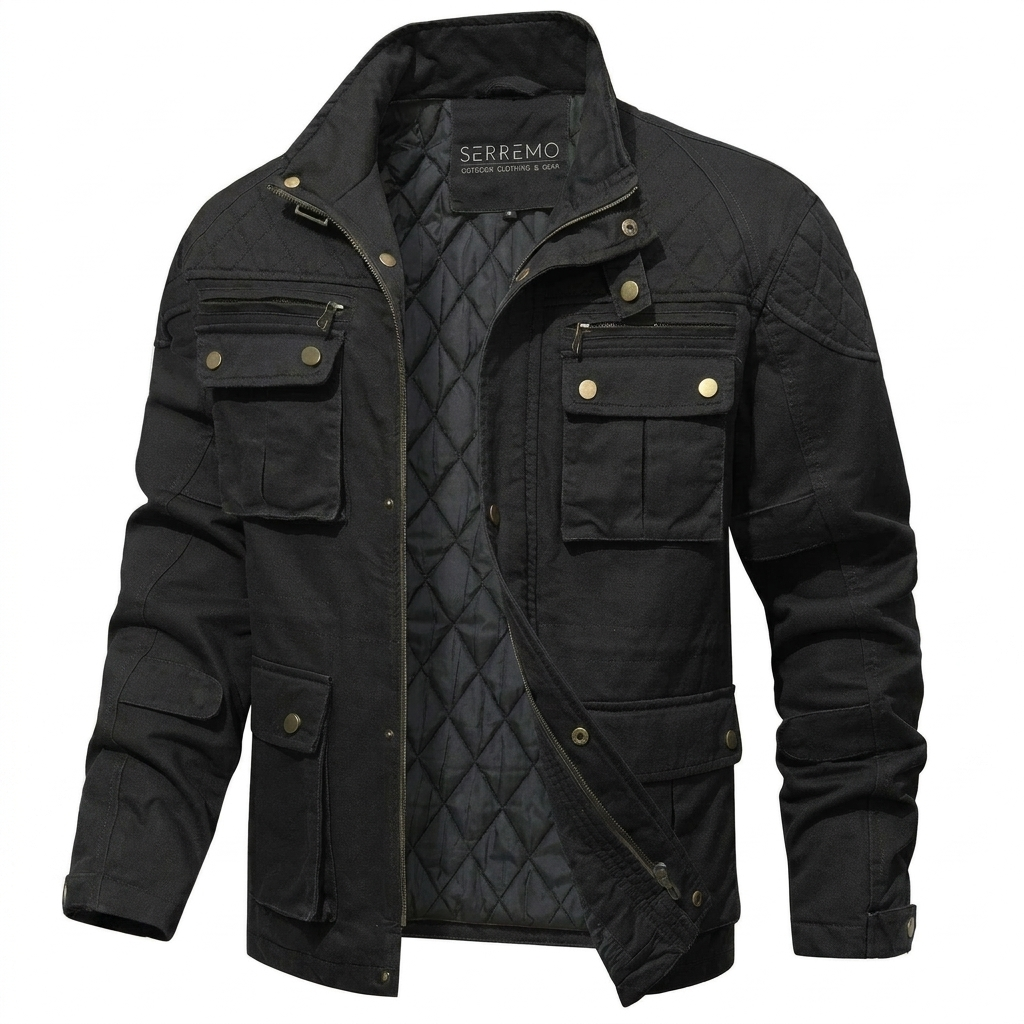Rugged Quilted Lined Jacket