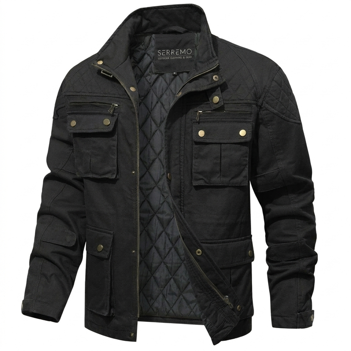 Rugged Quilted Lined Jacket