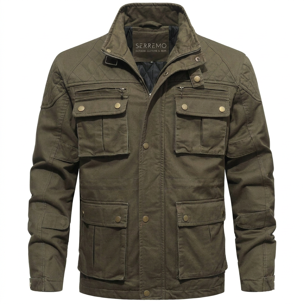 Rugged Quilted Lined Jacket