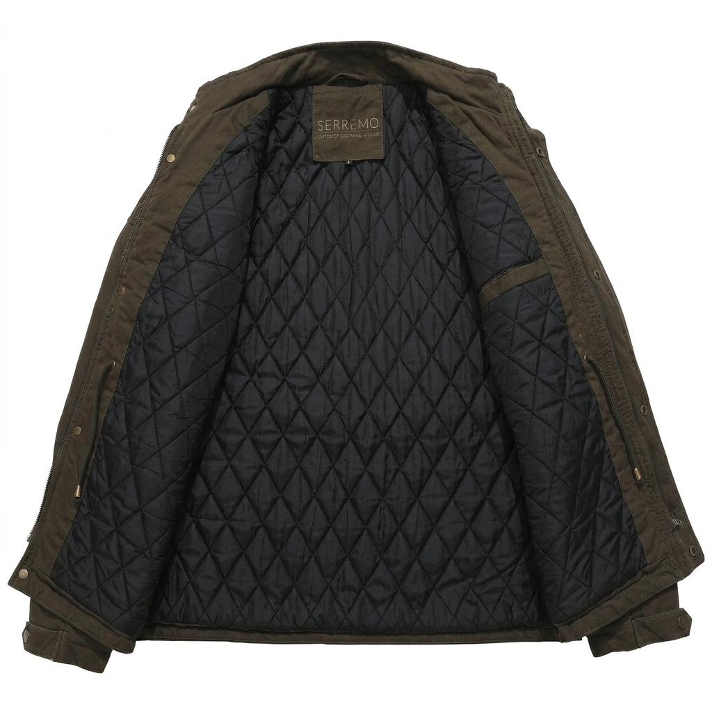 Rugged Quilted Lined Jacket