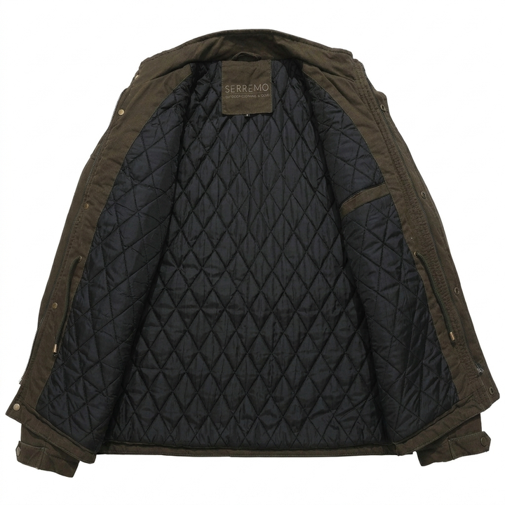 Rugged Quilted Lined Jacket