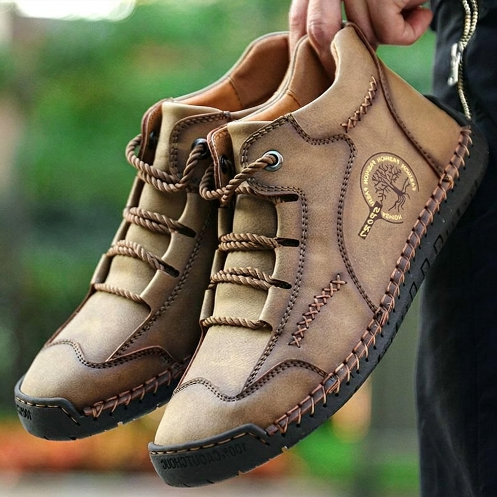 Classic Leather Orthopedic Boots for Men