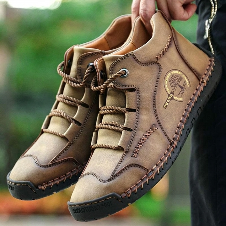 Classic Leather Orthopedic Boots for Men