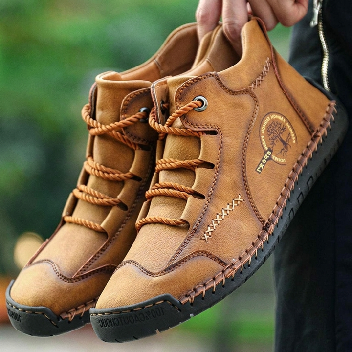 Classic Leather Orthopedic Boots for Men