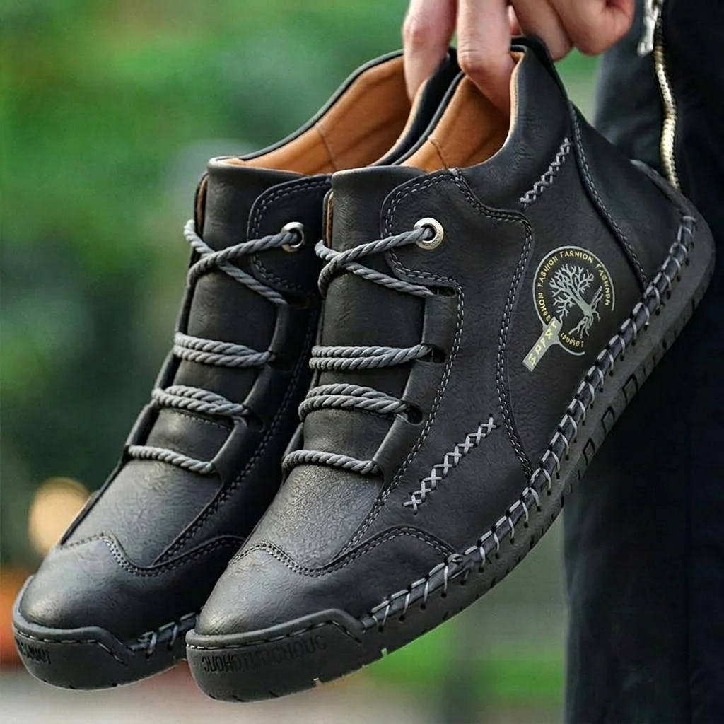 Classic Leather Orthopedic Boots for Men