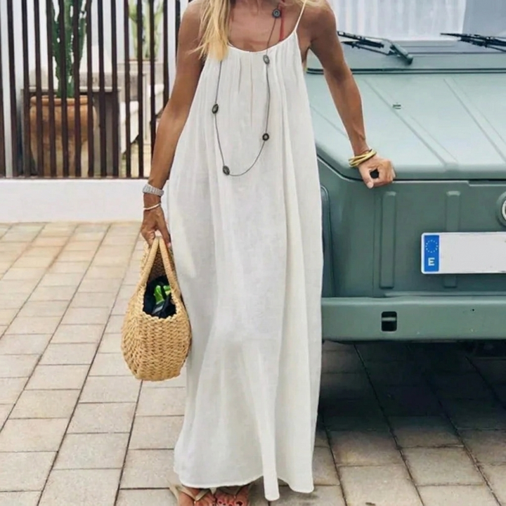 Flowy Backless Maxi Dress