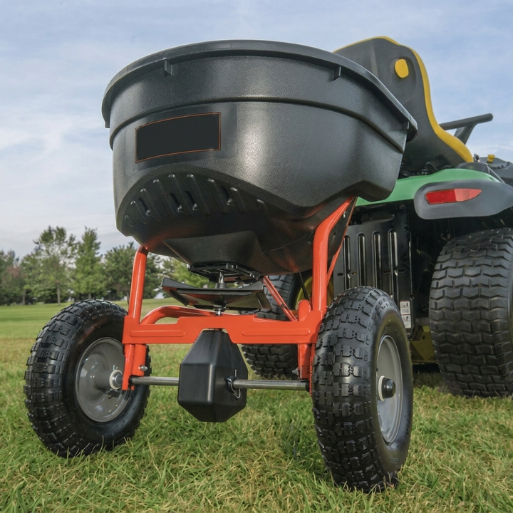 Premium Tow-Behind Garden Fertilizer Spreader
