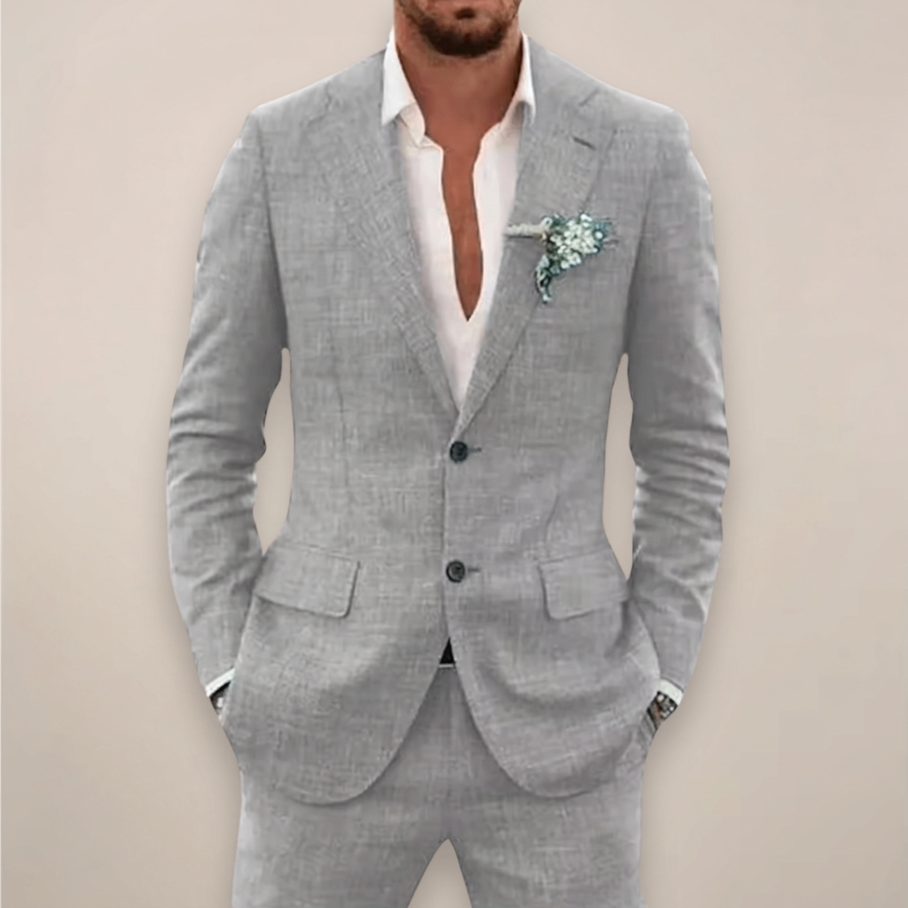 Men’s Slim Fit Suit – Tailored Jacket & Pants Set
