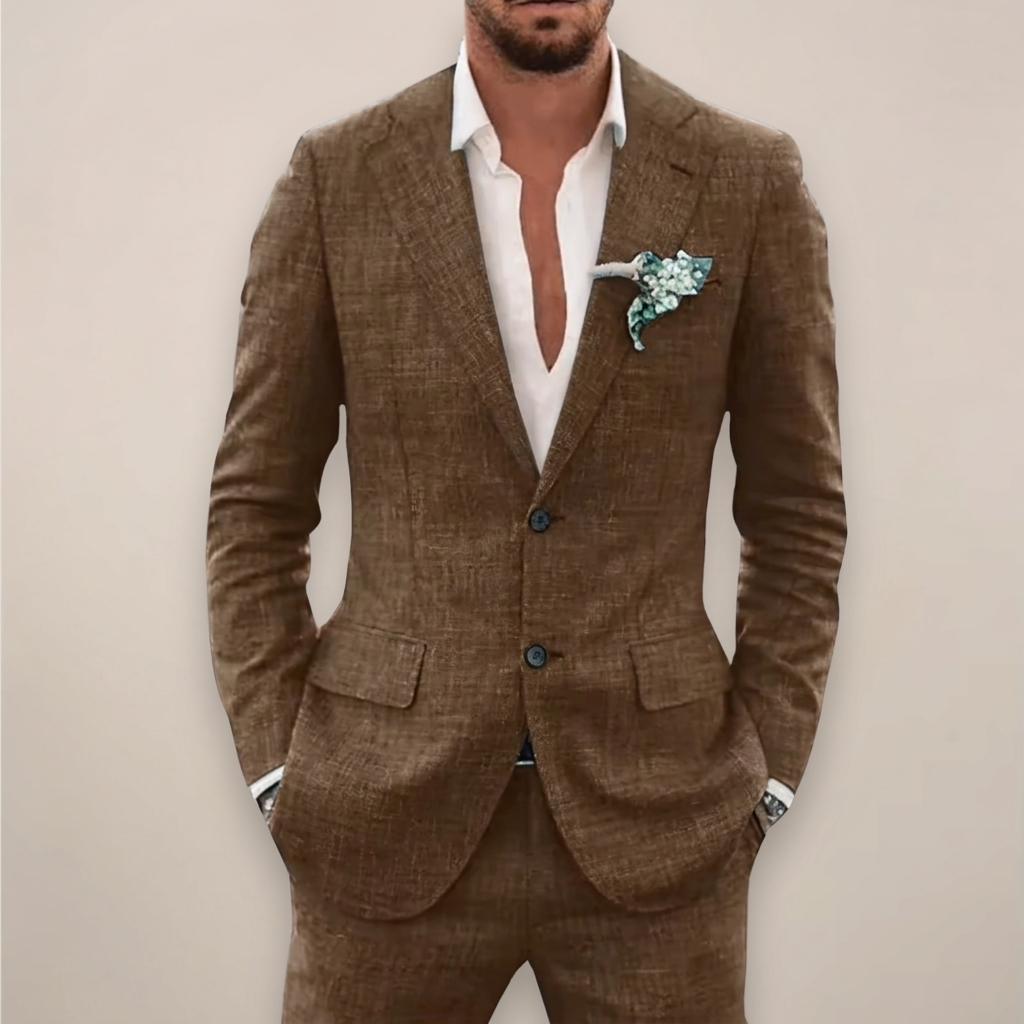 Men’s Slim Fit Suit – Tailored Jacket & Pants Set