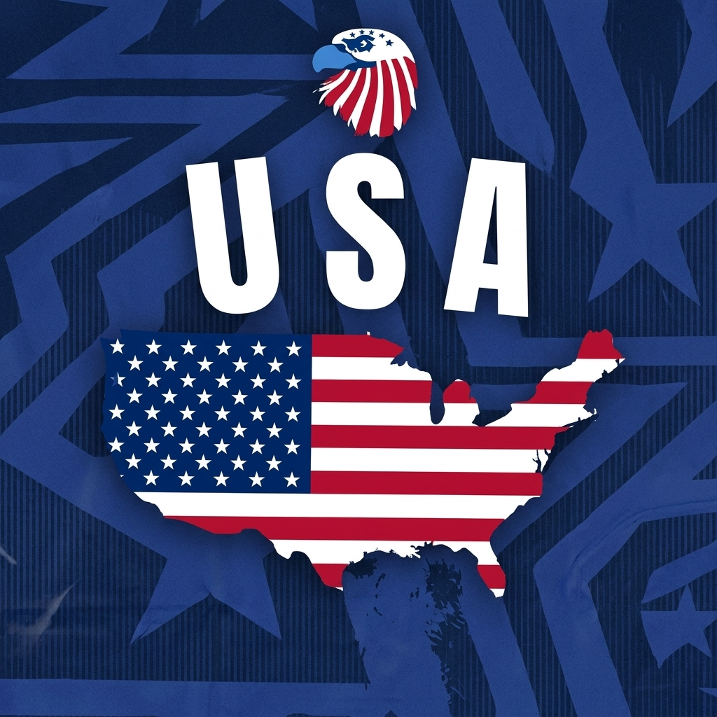 Men’s USA Soccer Map T-Shirt