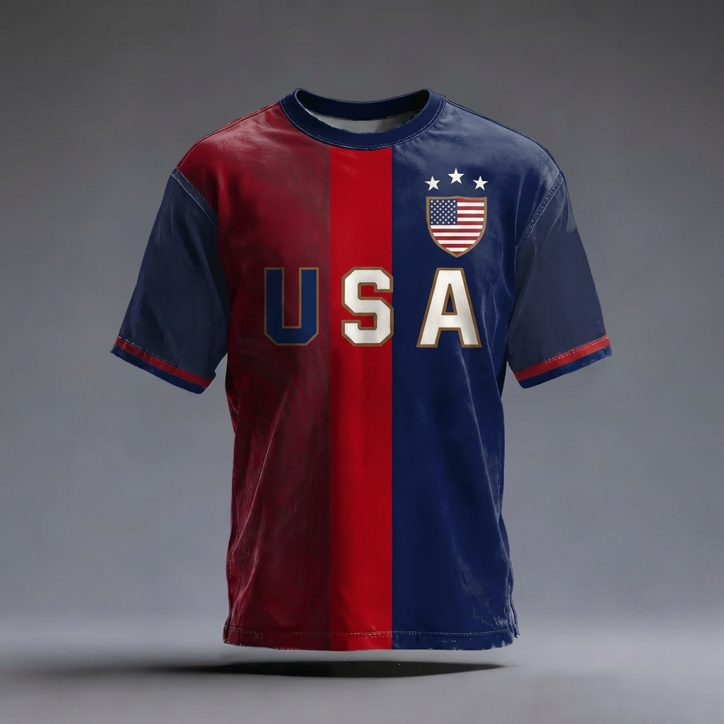 Men’s Plus Size Soccer Shirt