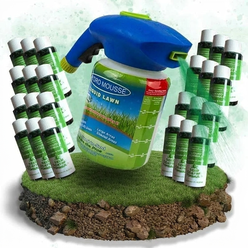 Eco Lawn Growth Spray – Easy Grass Seeding Solution