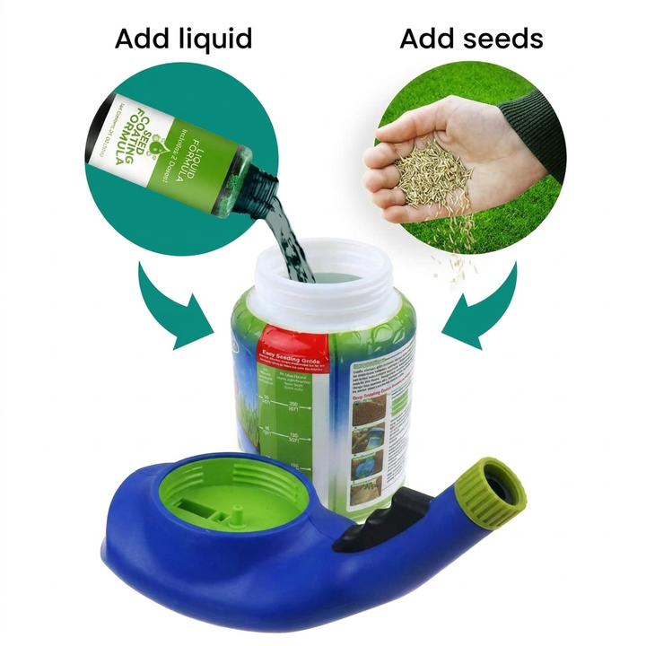 Eco Lawn Growth Spray – Easy Grass Seeding Solution