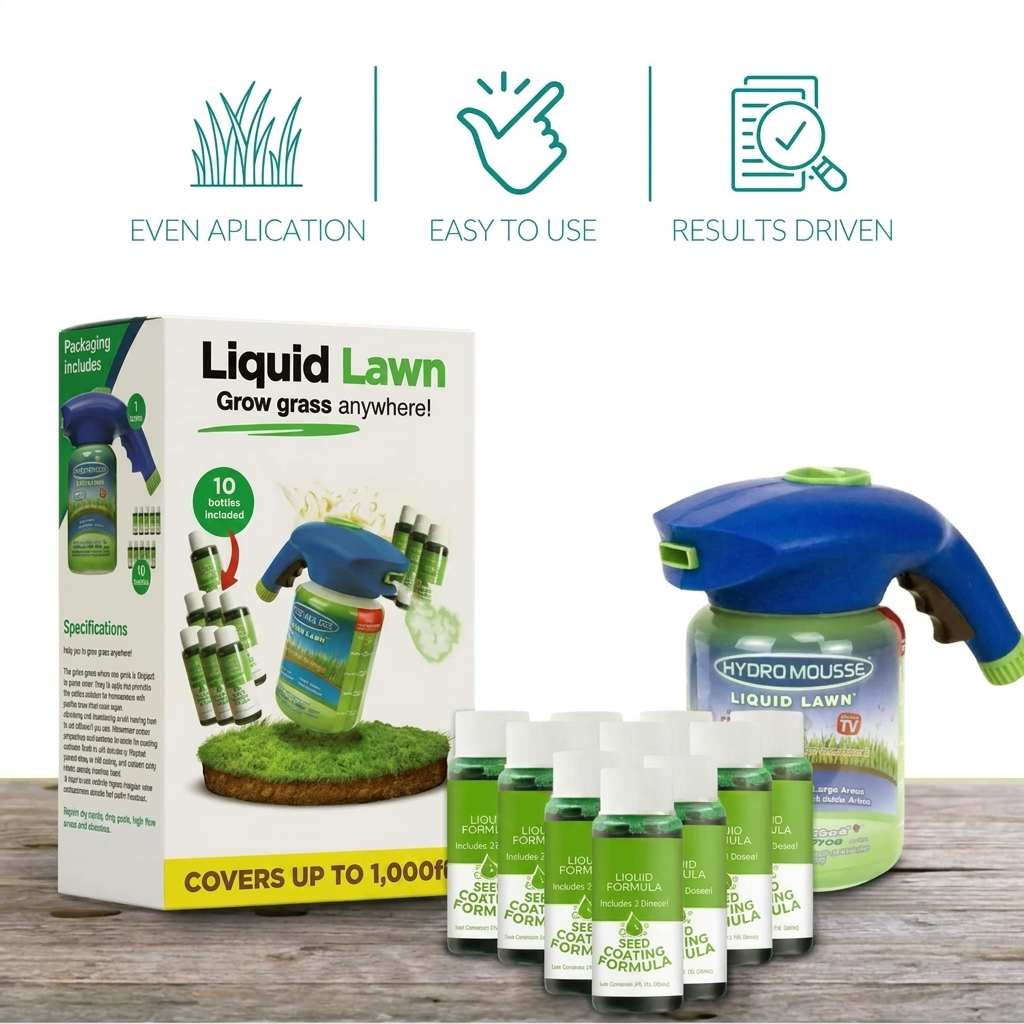 Eco Lawn Growth Spray – Easy Grass Seeding Solution