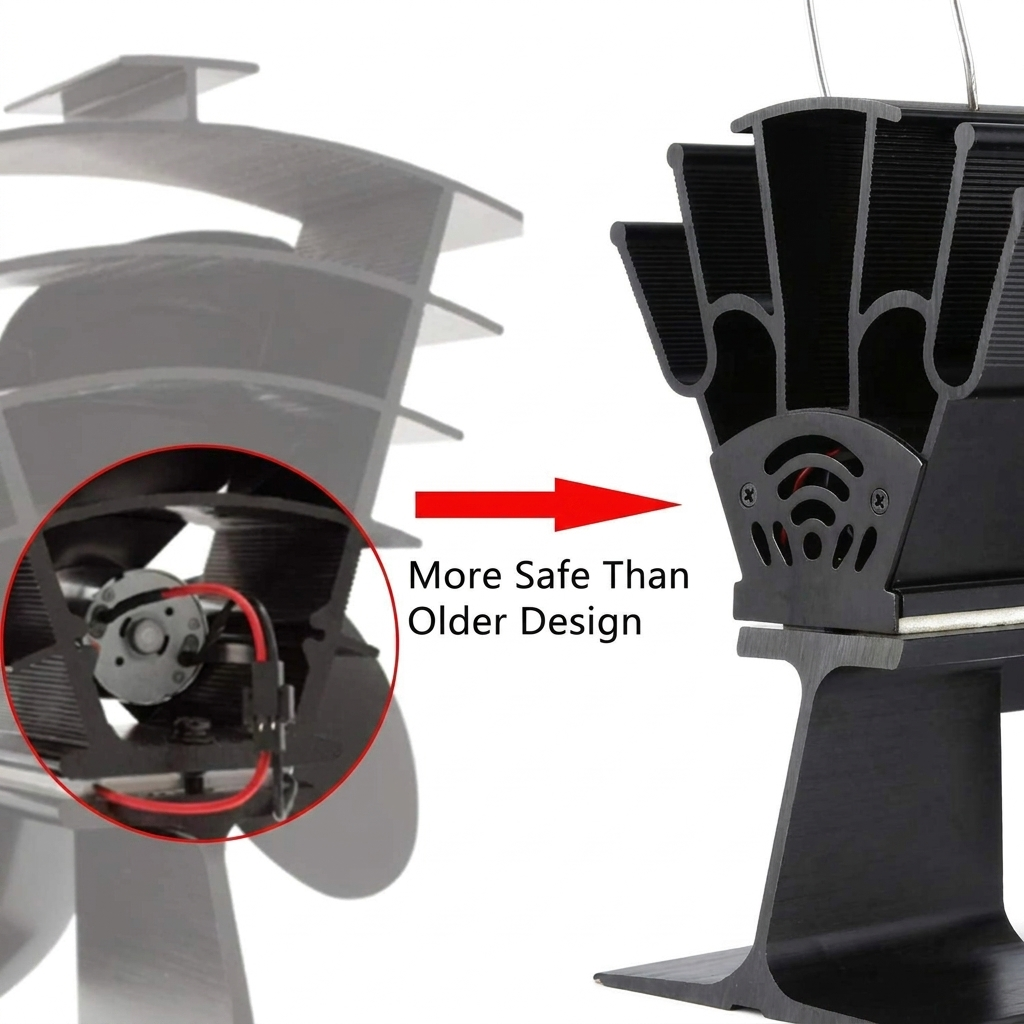 Stove Top Heat Fan – Efficient Fireplace Air Circulation