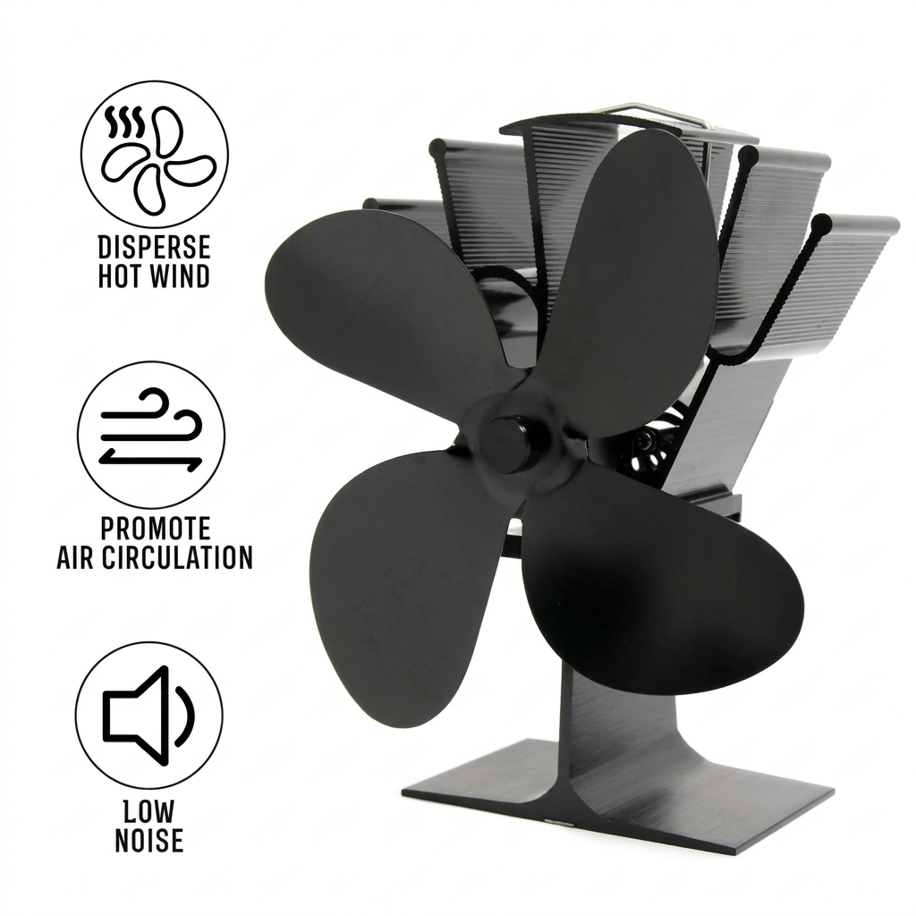 Stove Top Heat Fan – Efficient Fireplace Air Circulation