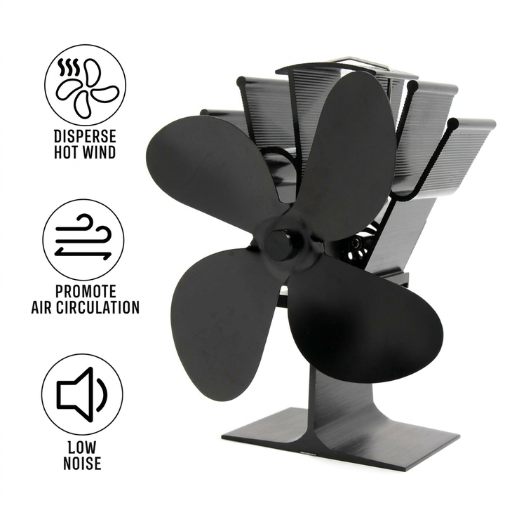Stove Top Heat Fan – Efficient Fireplace Air Circulation