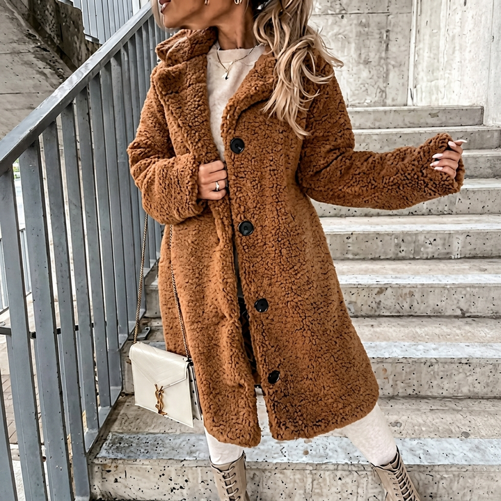 Longline Women’s Coat – Cozy and Elegant Winter Layer