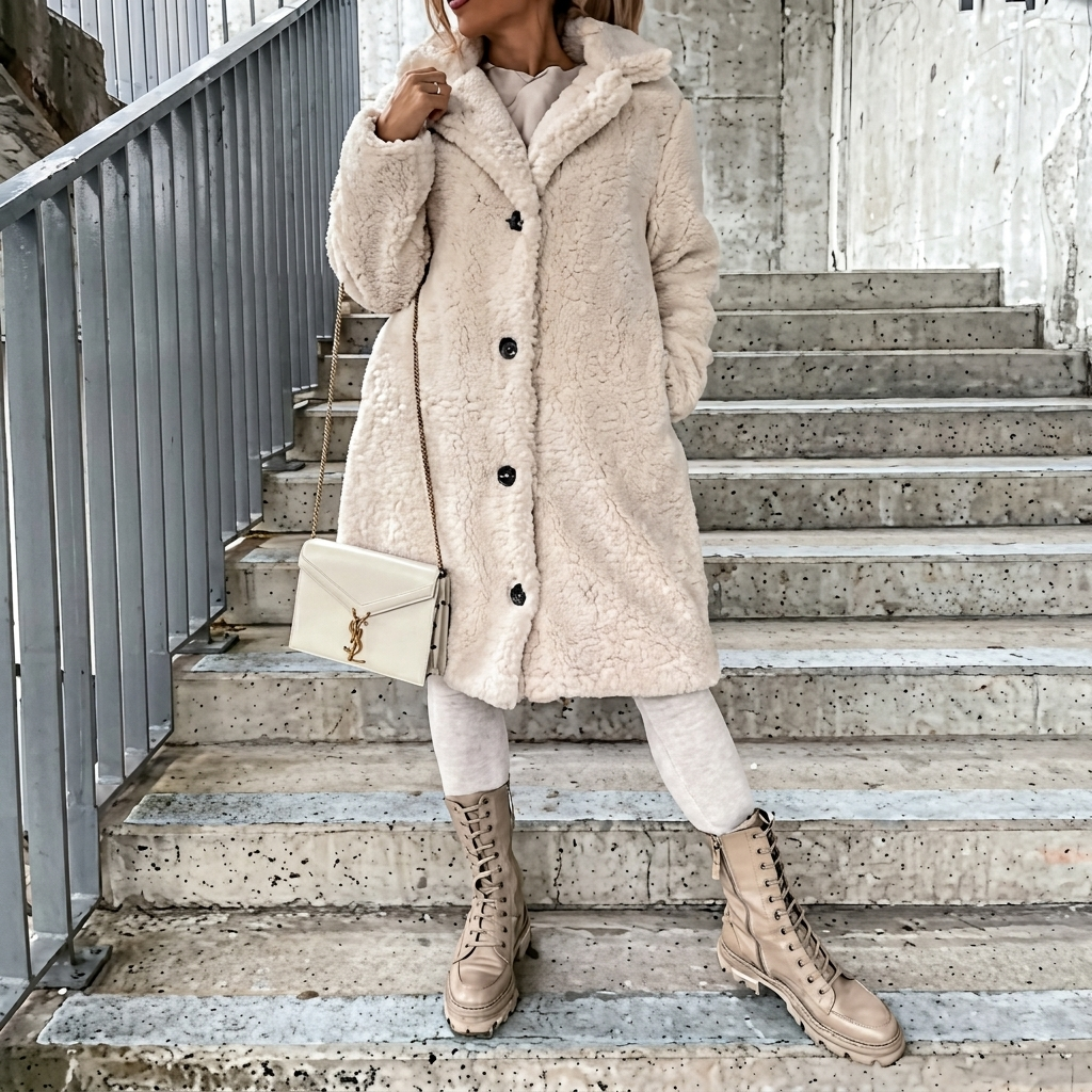 Longline Women’s Coat – Cozy and Elegant Winter Layer