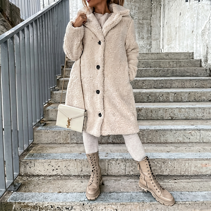 Longline Women’s Coat – Cozy and Elegant Winter Layer