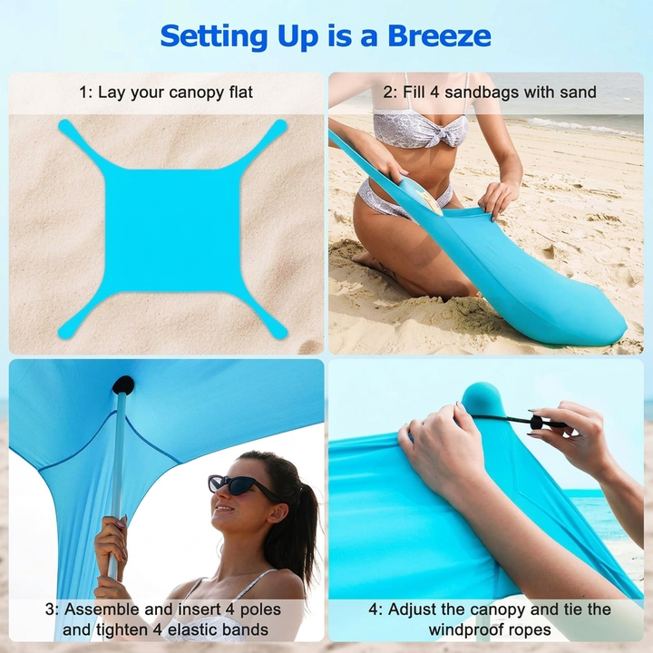 UV Protection Beach Tent
