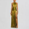 Women’s Elegant Halter Neck Party Dress