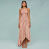 Women’s Ruffled Halter Neck Maxi Dress