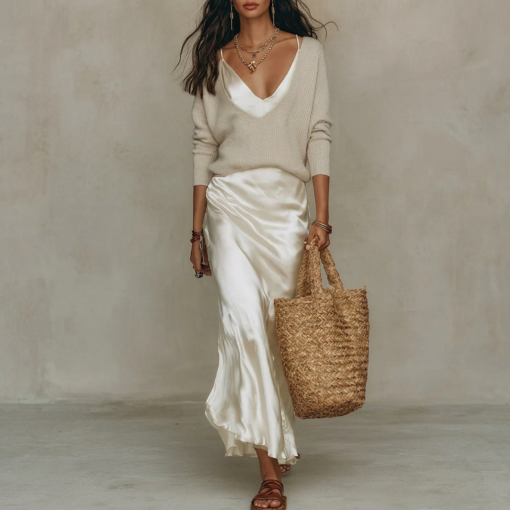 Women’s Maxi Dress Two Piece Set