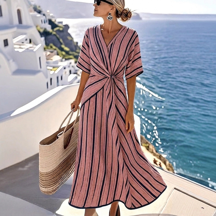Women's V-Neck Maxi Dress