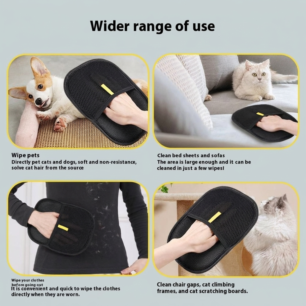 Pet Hair Removal Mitt
