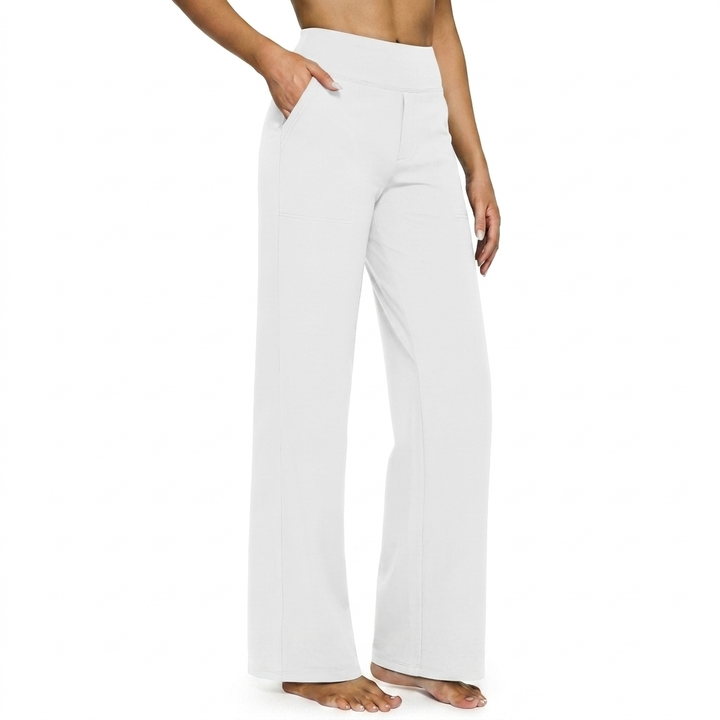 Women’s High Waist Straight Leg Pocket Trousers