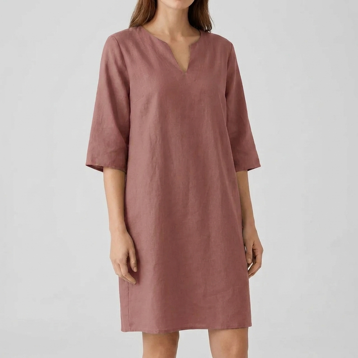 Women's Vintage Style Half Sleeve Midi Dress