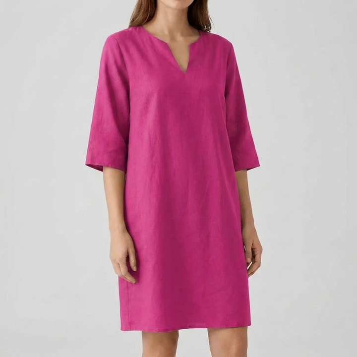 Women's Vintage Style Half Sleeve Midi Dress