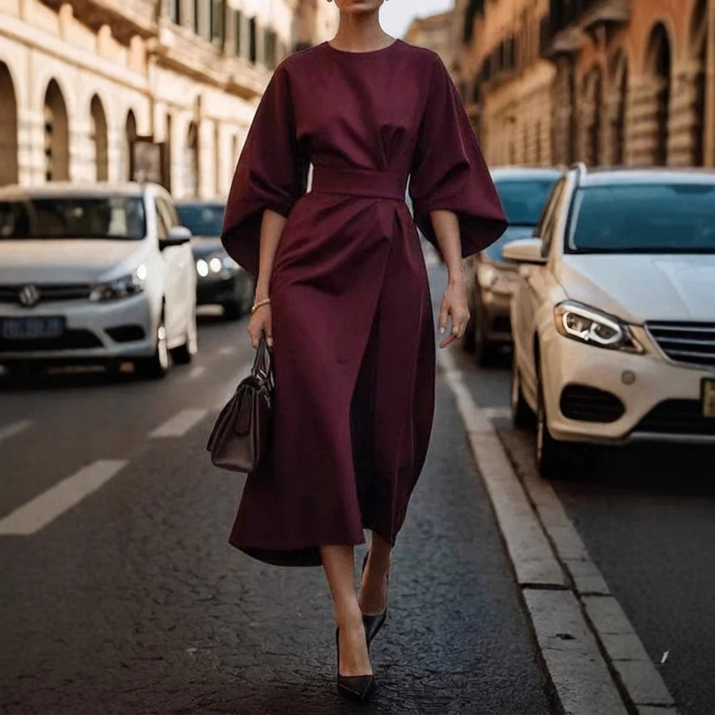 Women's Elegant Loose Sleeve Dress