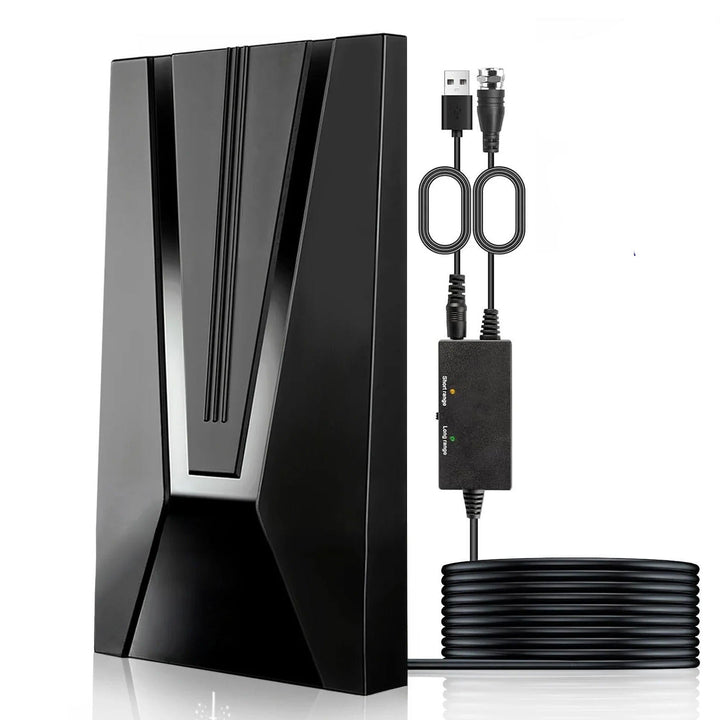Indoor HDTV Antenna 2026 with 360 Mile Range and Signal Booster