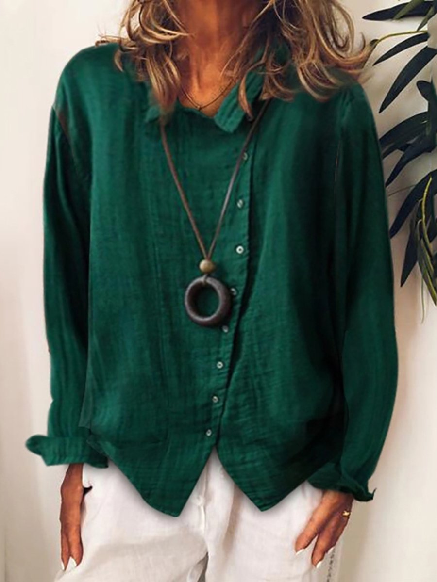 Women’s Long-Sleeve Blouse for Warm Weather
