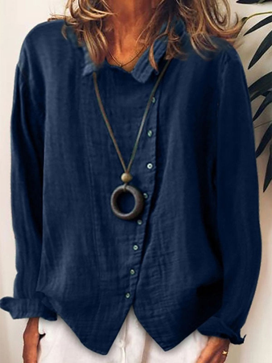Women’s Long-Sleeve Blouse for Warm Weather