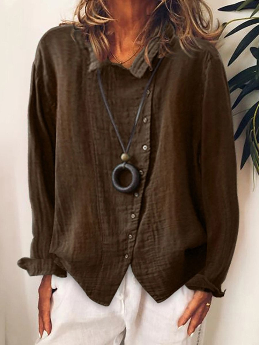Women’s Long-Sleeve Blouse for Warm Weather