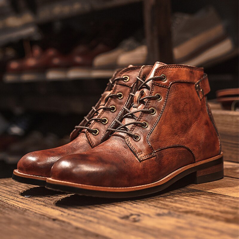 Men's Orthopedic Leather Boots – Atlas