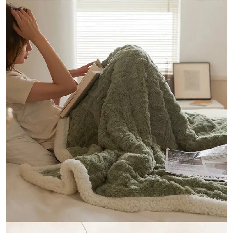 Winter Lambswool Blanket Ultimate Warmth and Comfort for Colder Days